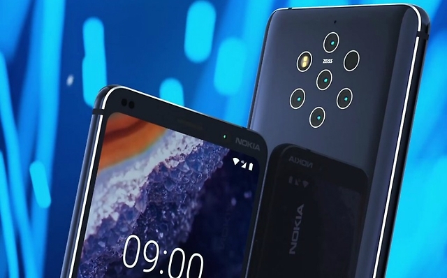 Nokia 9 PureView五鏡頭